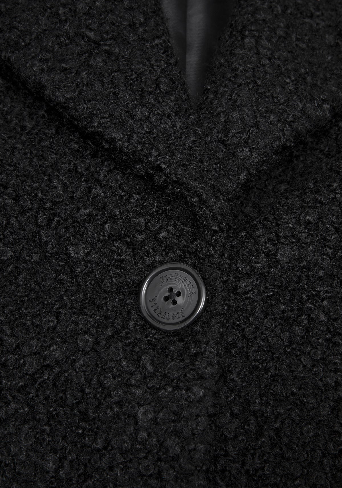 Eydra Recycled Bouclé Coat - Black