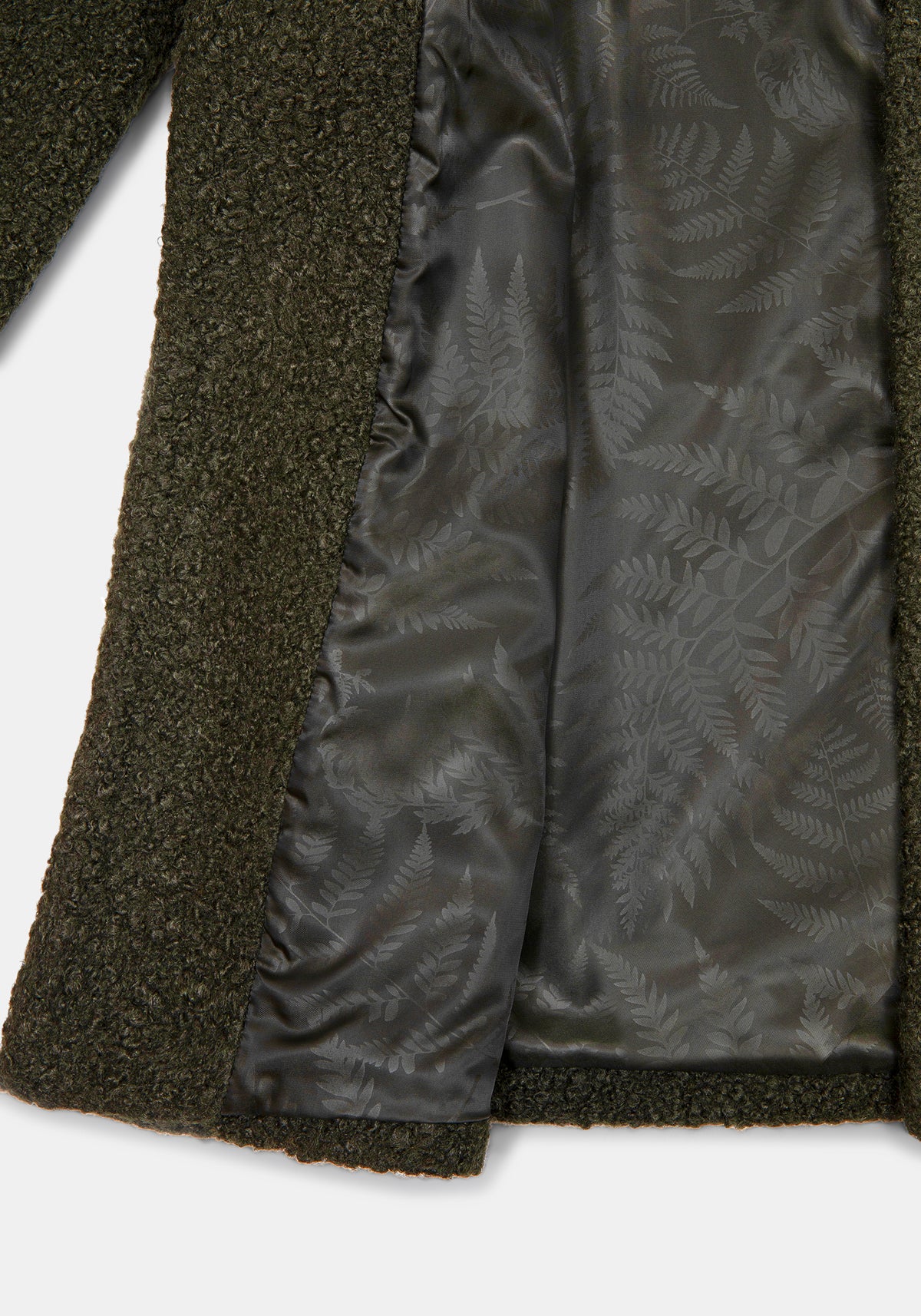 Eydra Recycled Bouclé Coat - Green