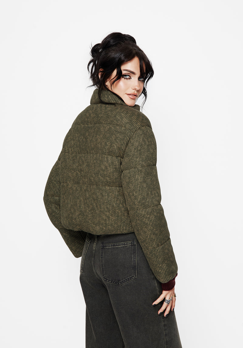 Sylvia Embroidered Knit Bomber Jacket