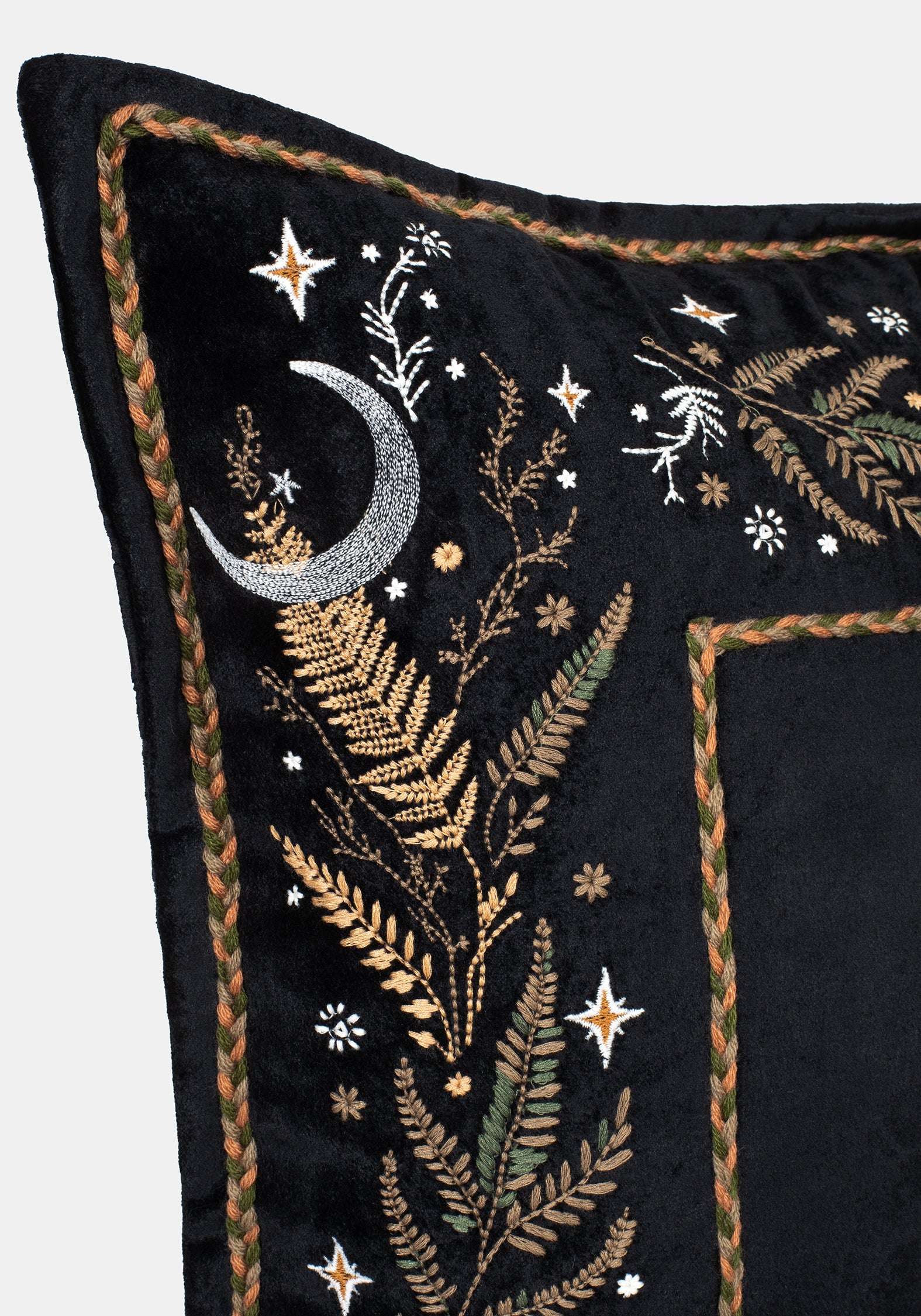 Abellona Embroidered Square Cushion