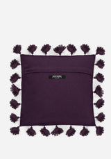 Toadstone Frog Tassel Edge Square Cushion