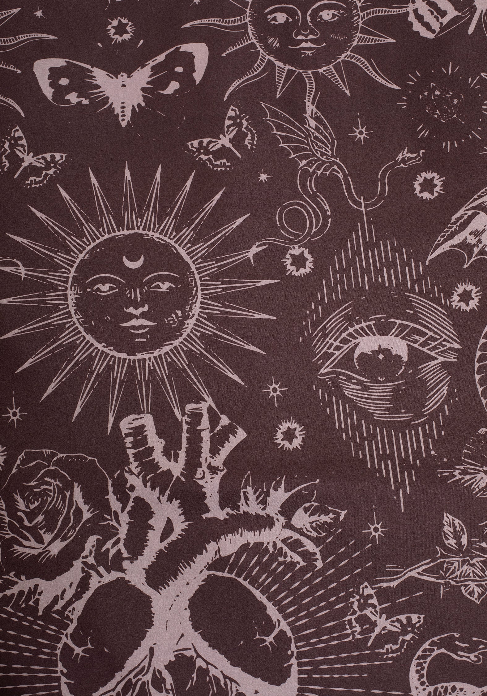 Paramour Frilled Edge Tattoo Print Bedding Set (UK King)
