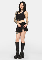 Katie Flocked Mini Skort