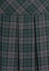 Daria Check Pleated Midaxi Skirt UK 6