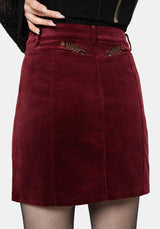 Ouro Embroidered Mini Skirt UK 6