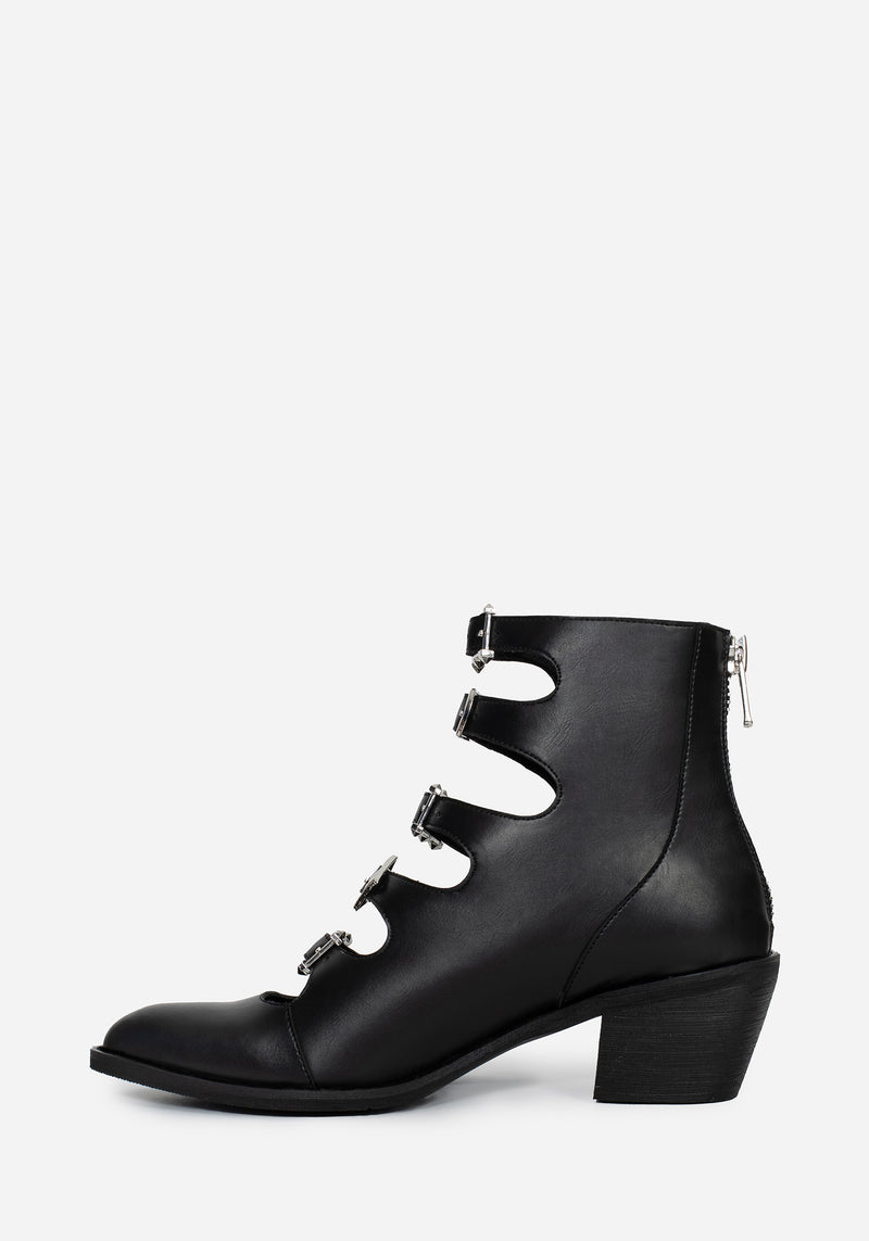 BRIDGET BUCKLED BOOTS