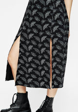 Mortmoth Midi Skirt With Splits