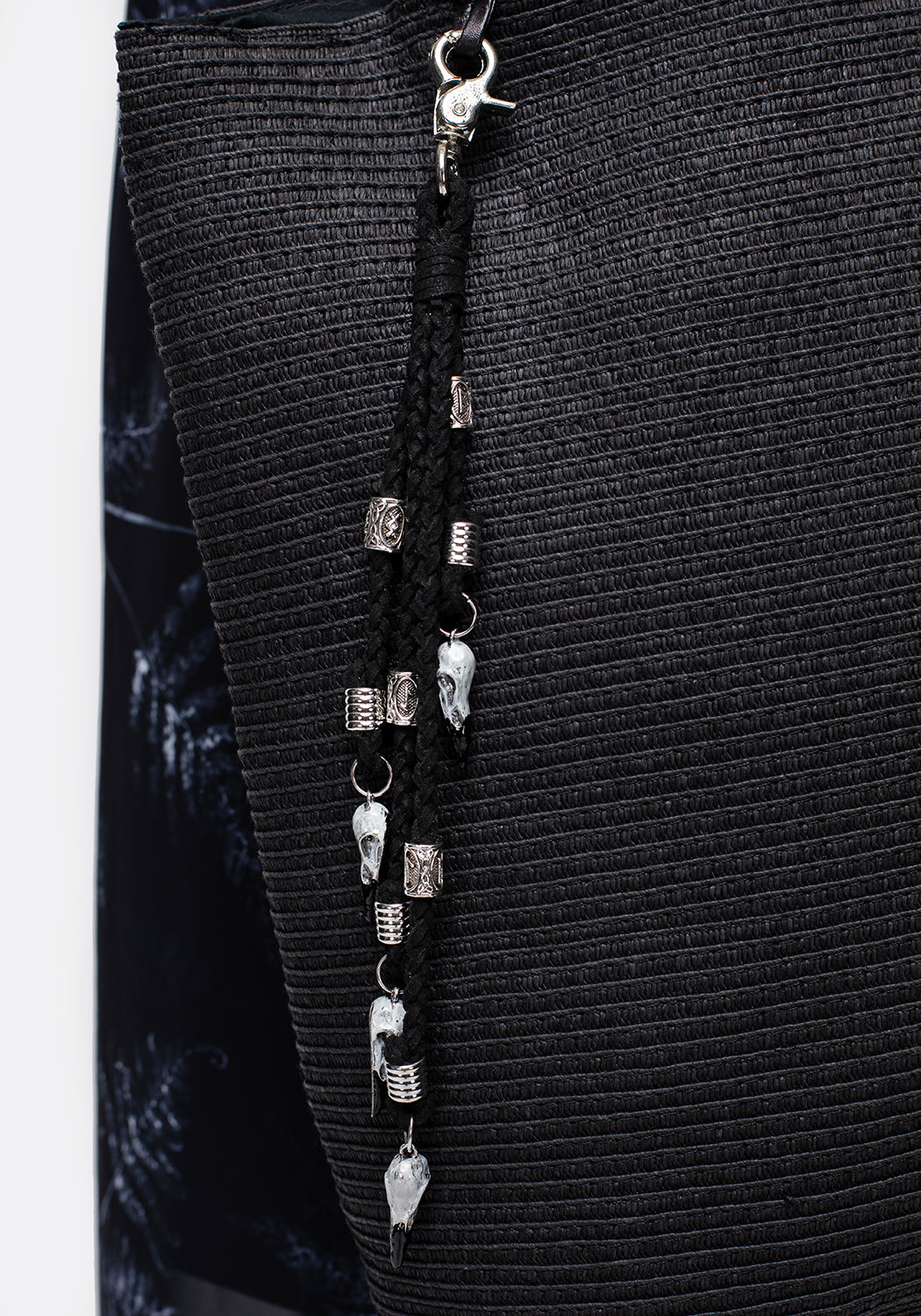 Rituals Raven Skull Charm Beach Bag – Disturbia