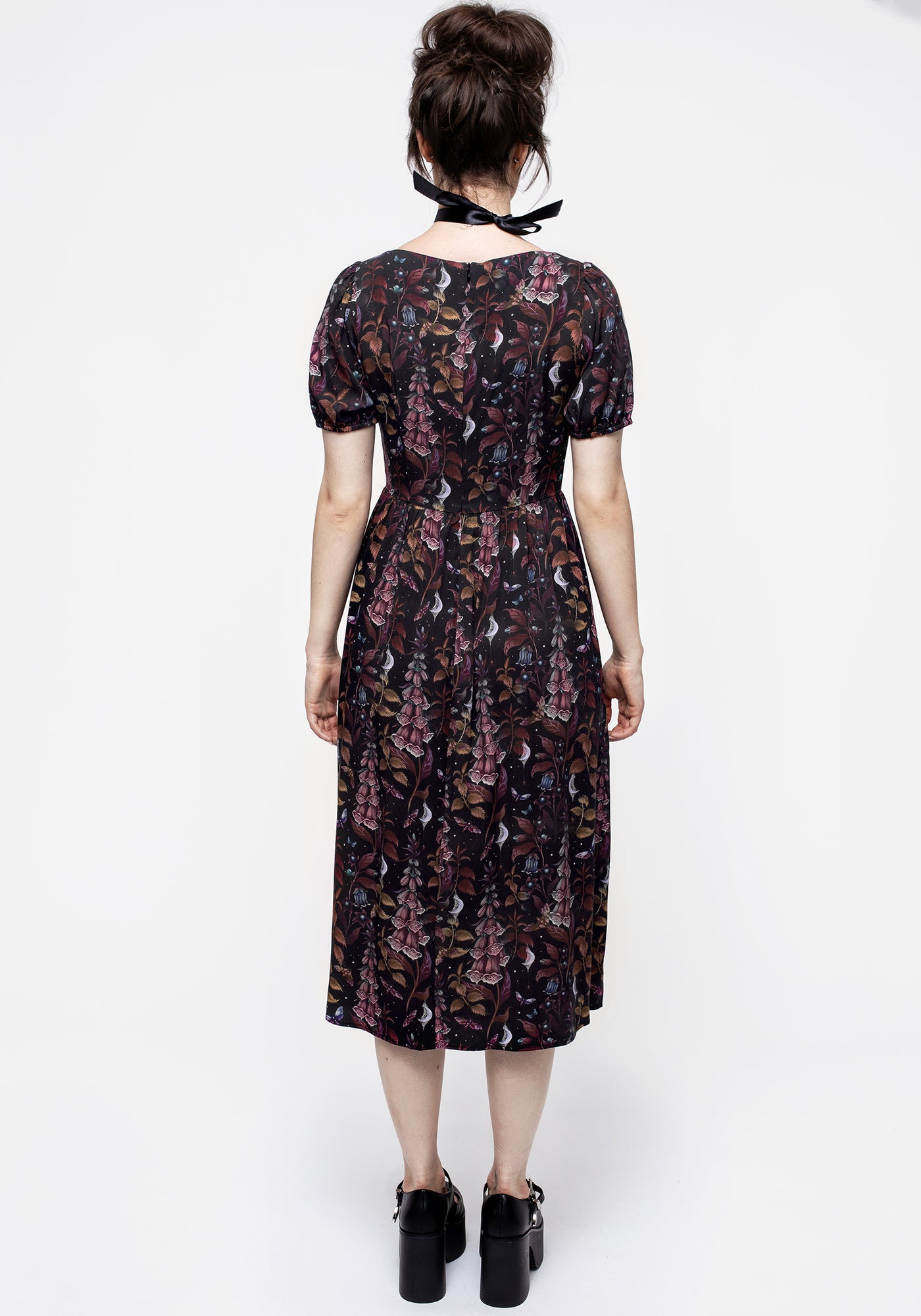 Disturbia | Foxglove Button Detail Midi Dress | Dresses