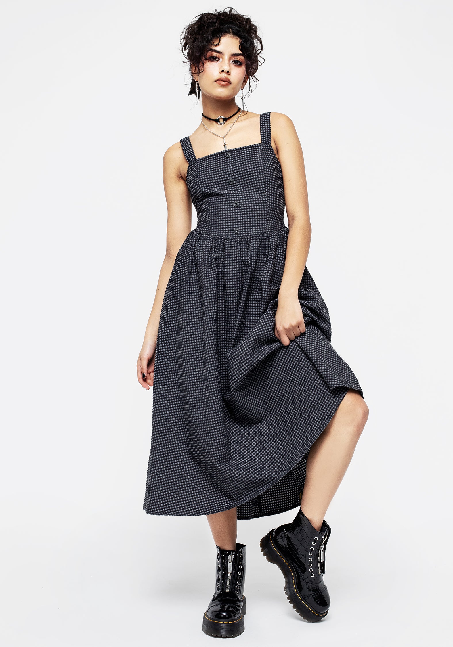 Disturbia | Faythe Apron Midi Dress | Dresses