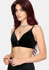 Unholy Velour Bralet