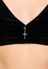 Unholy Velour Bralet
