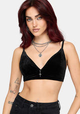 Unholy Velour Bralet