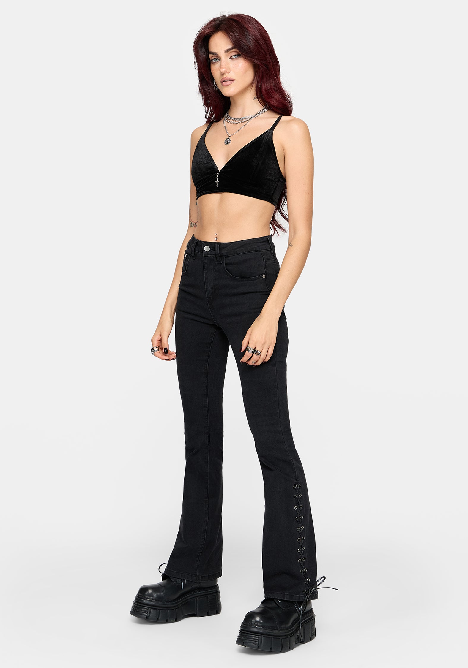 Unholy Velour Bralet