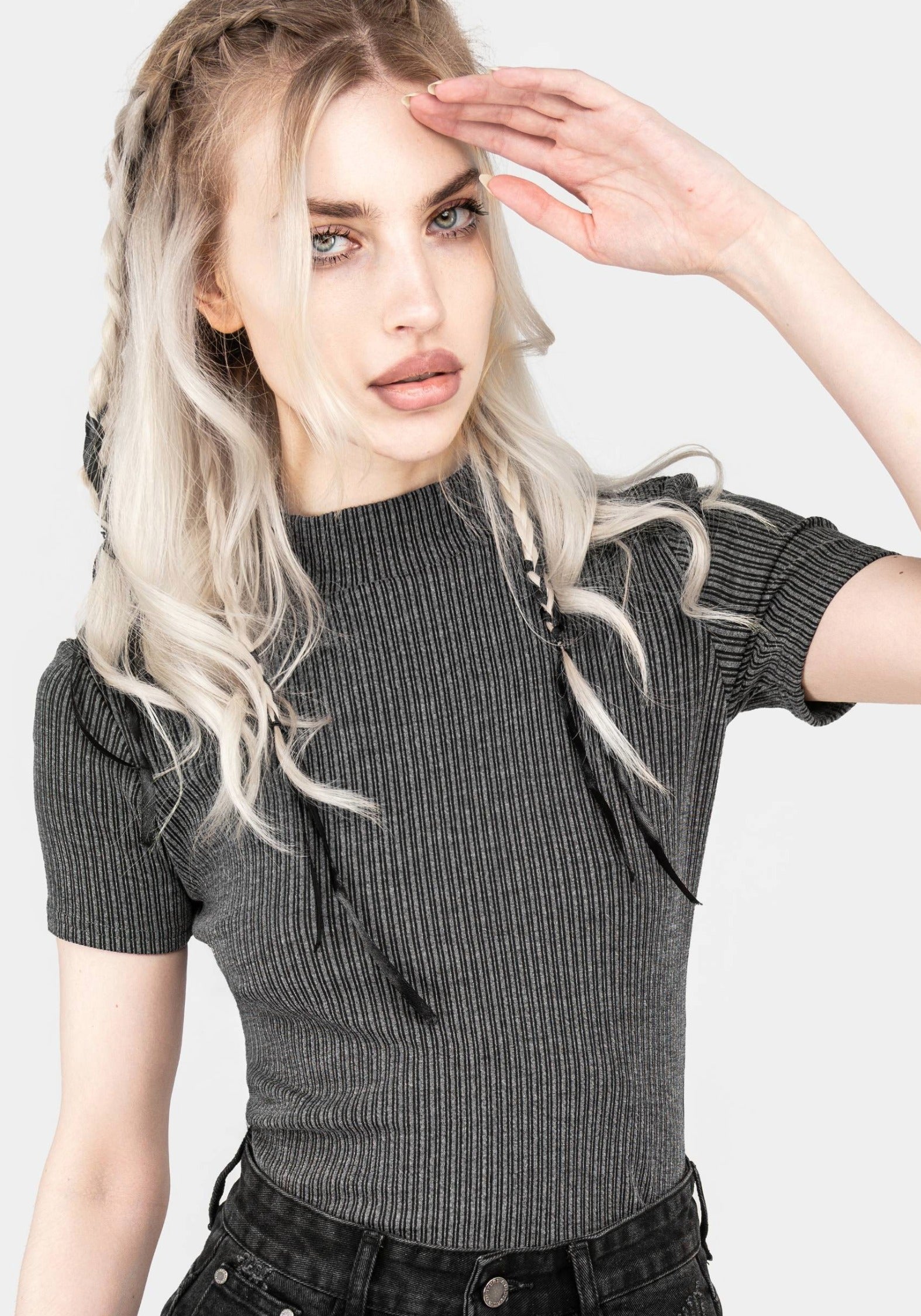 Bryony Striped Crop Top