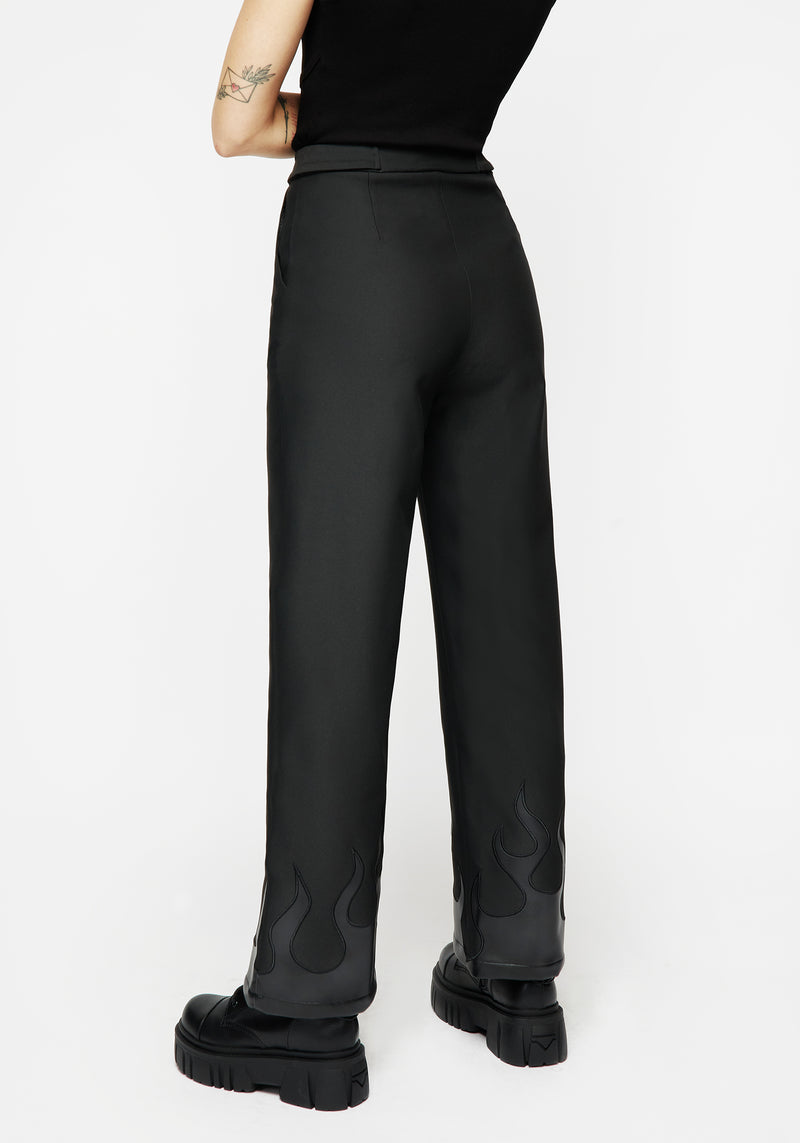 Ignite Faux Leather Tailored Trousers