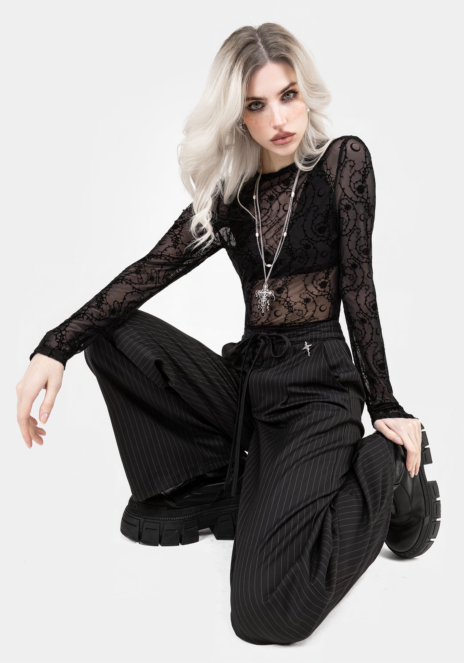 Disturbia | Thorns Mesh Top | Tops