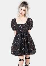 Amanita Organza Puffball Mini Dress