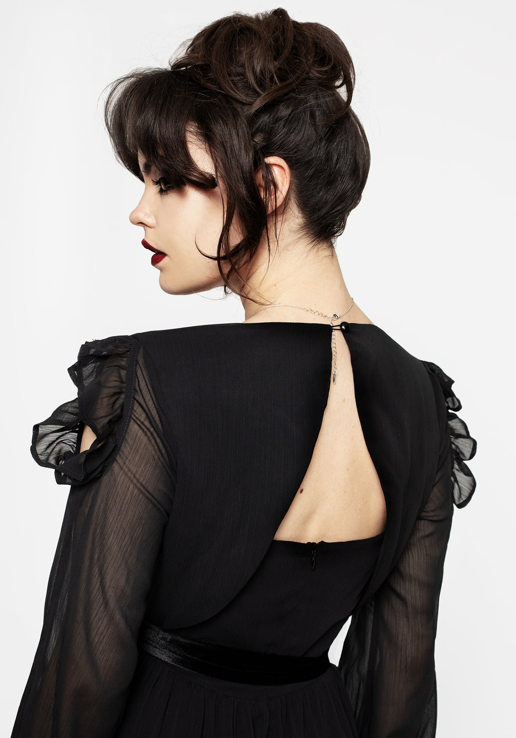 Disturbia | Scorn Cold Shoulder Maxi Dress | Dresses