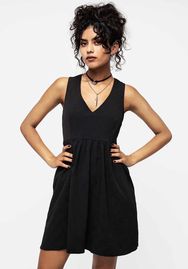 Disturbia | Cosette V-Neck Mini Smock Dress Disturbia | Cosette V-Neck Mini Smock Dress