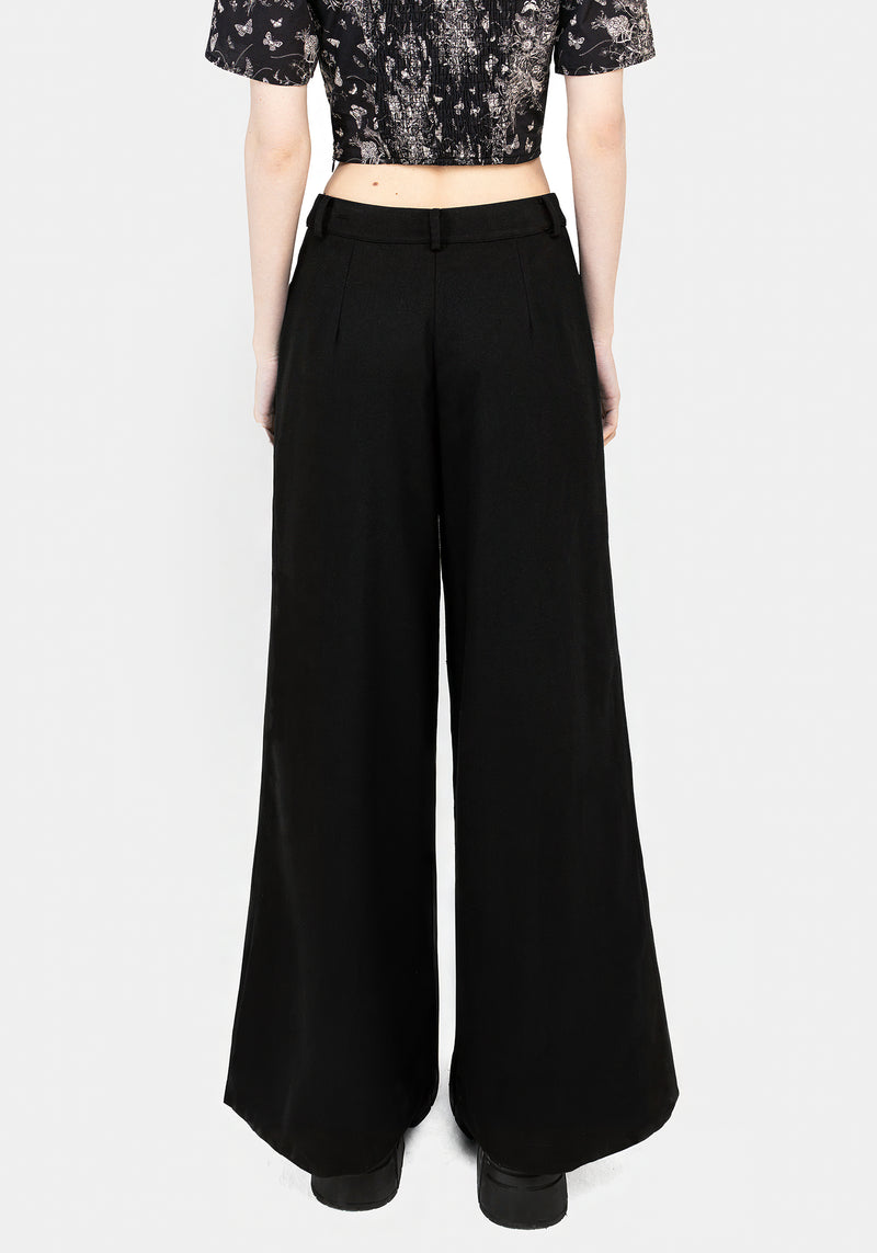 Camilla Wide Leg Pleated Trousers