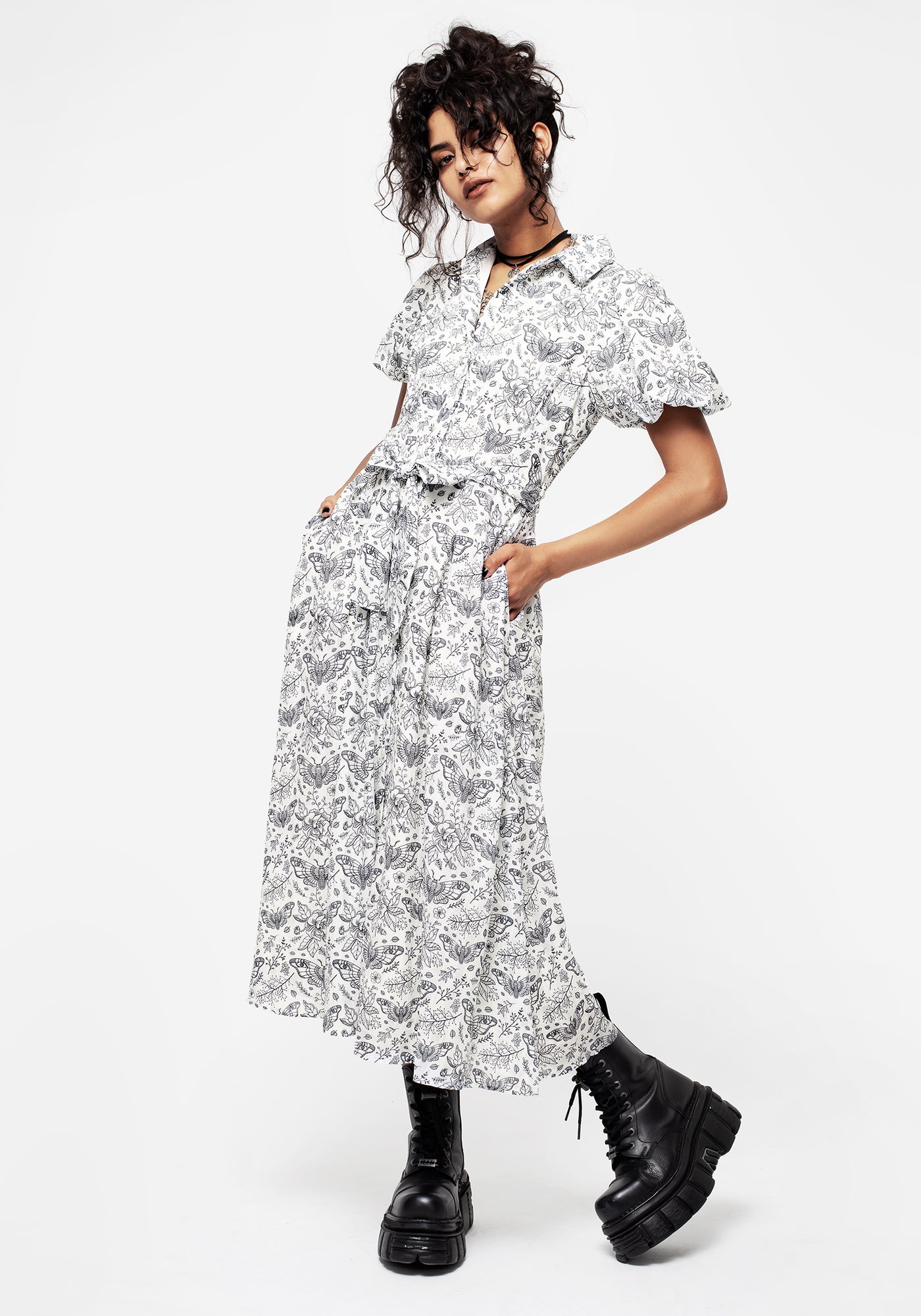 knee length dresses for ladies The Supima Cotton Midi Shirt Dress