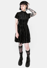 Imogen Velour Mini Dress
