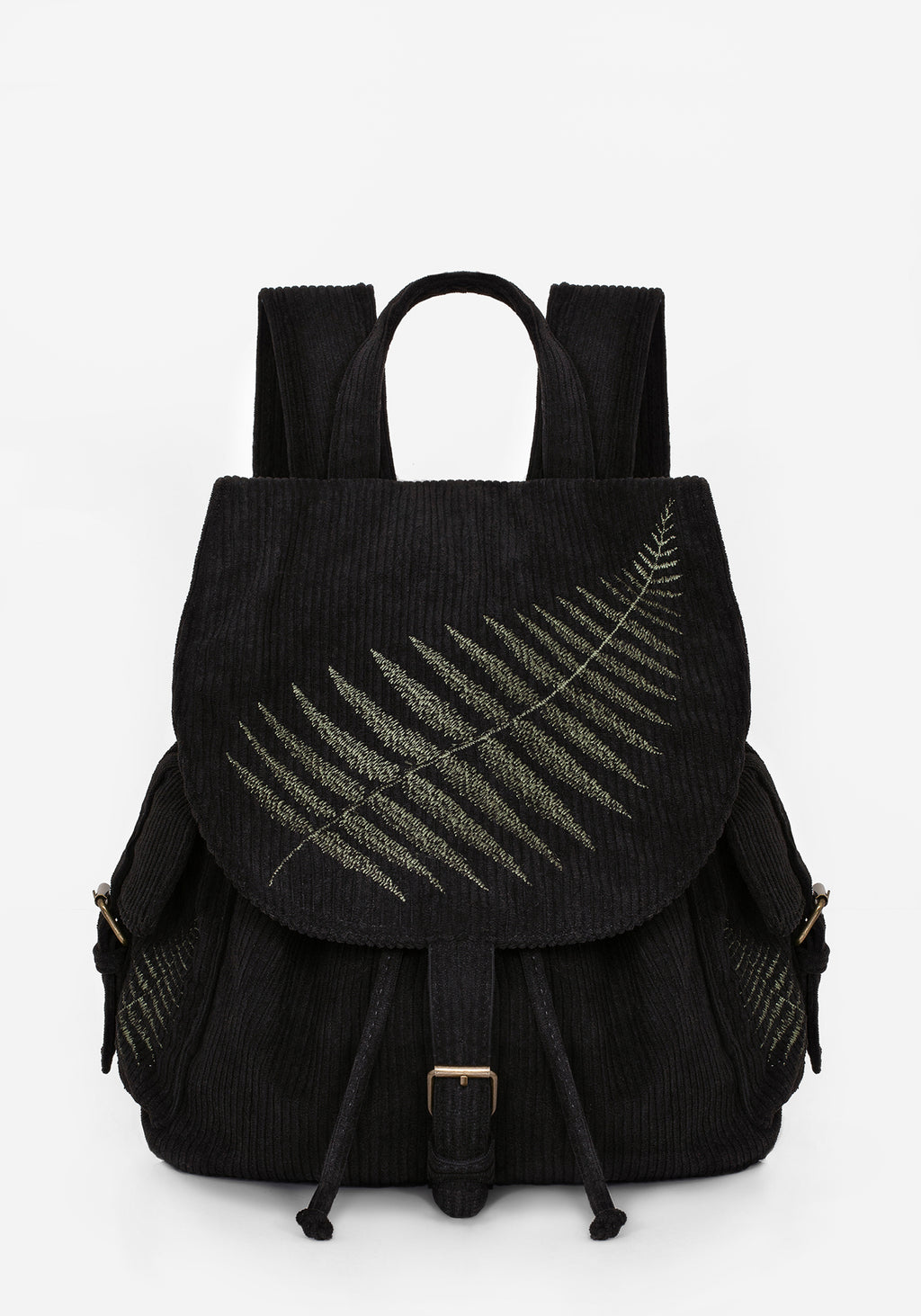 Disturbia | Fern Embroidered Satchel Backpack