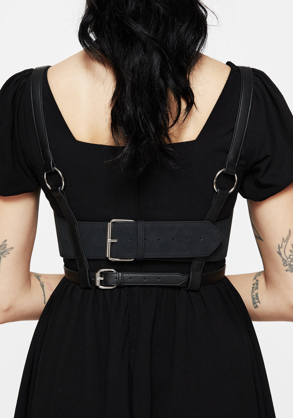 Wide Harness Rings Demeter Double Strap O-Ring Harness – Disturbia