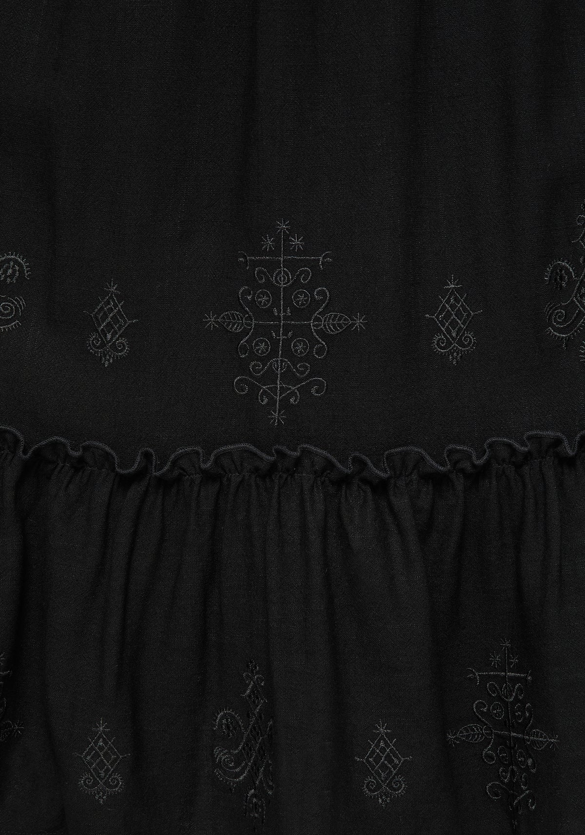 Cordata Embroidered Cami Midi Smock Dress