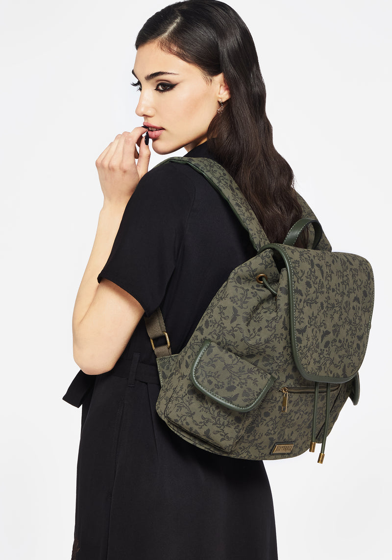 disturbia leather backpack Morgana Printed Backpack – Disturbia