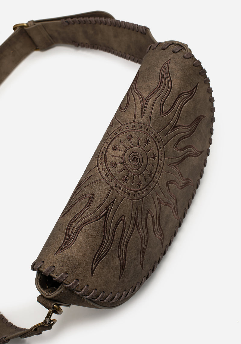 Balor Crescent Crossbody Bag – Disturbia