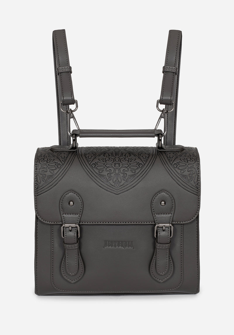 Esther Debossed Satchel Backpack – Disturbia