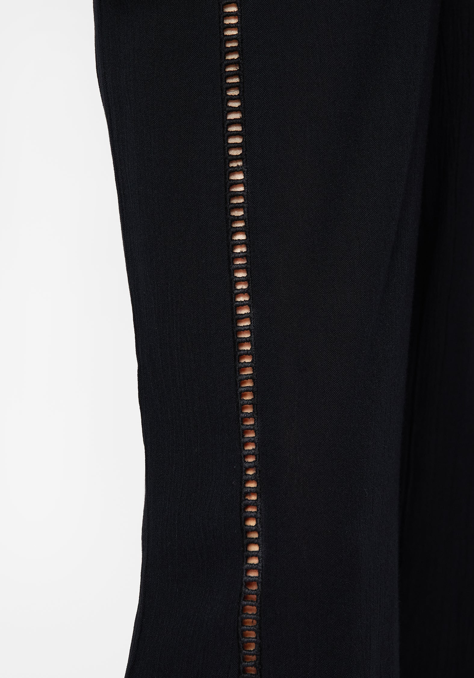 Blessing Lace Trim Wide Leg Trouser