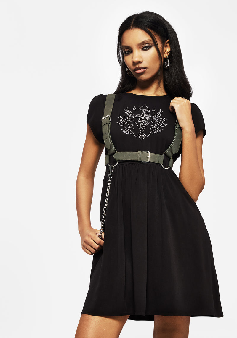 Disturbia | Mystify Embroidered Skater Mini Dress | Dresses Disturbia | Mystify Embroidered Skater Mini Dress | Dresses