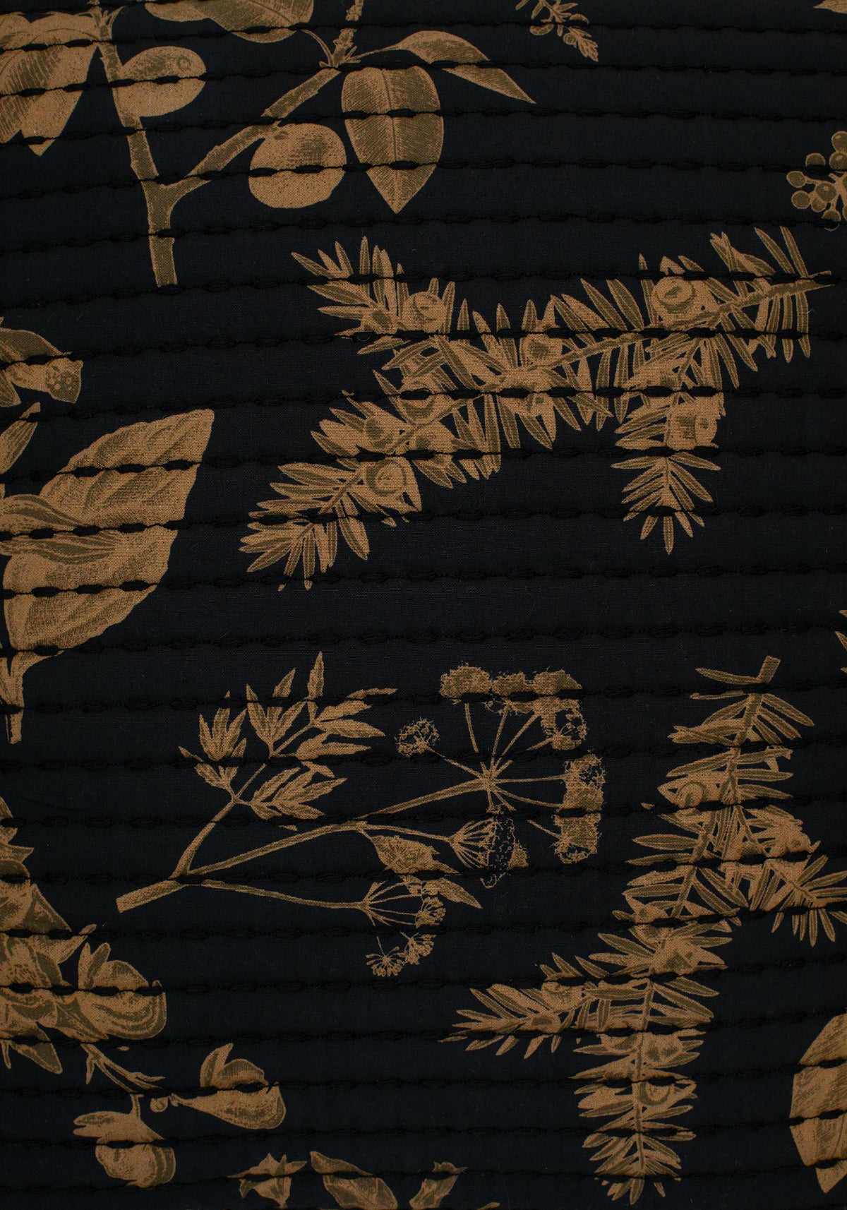 Poisonous Plants Floral Print Cotton Throw Cushion