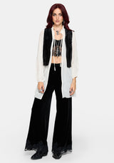 Frankie Velour Beaded Waistcoat