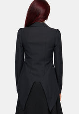 Reina Hook & Eye High Low Blazer