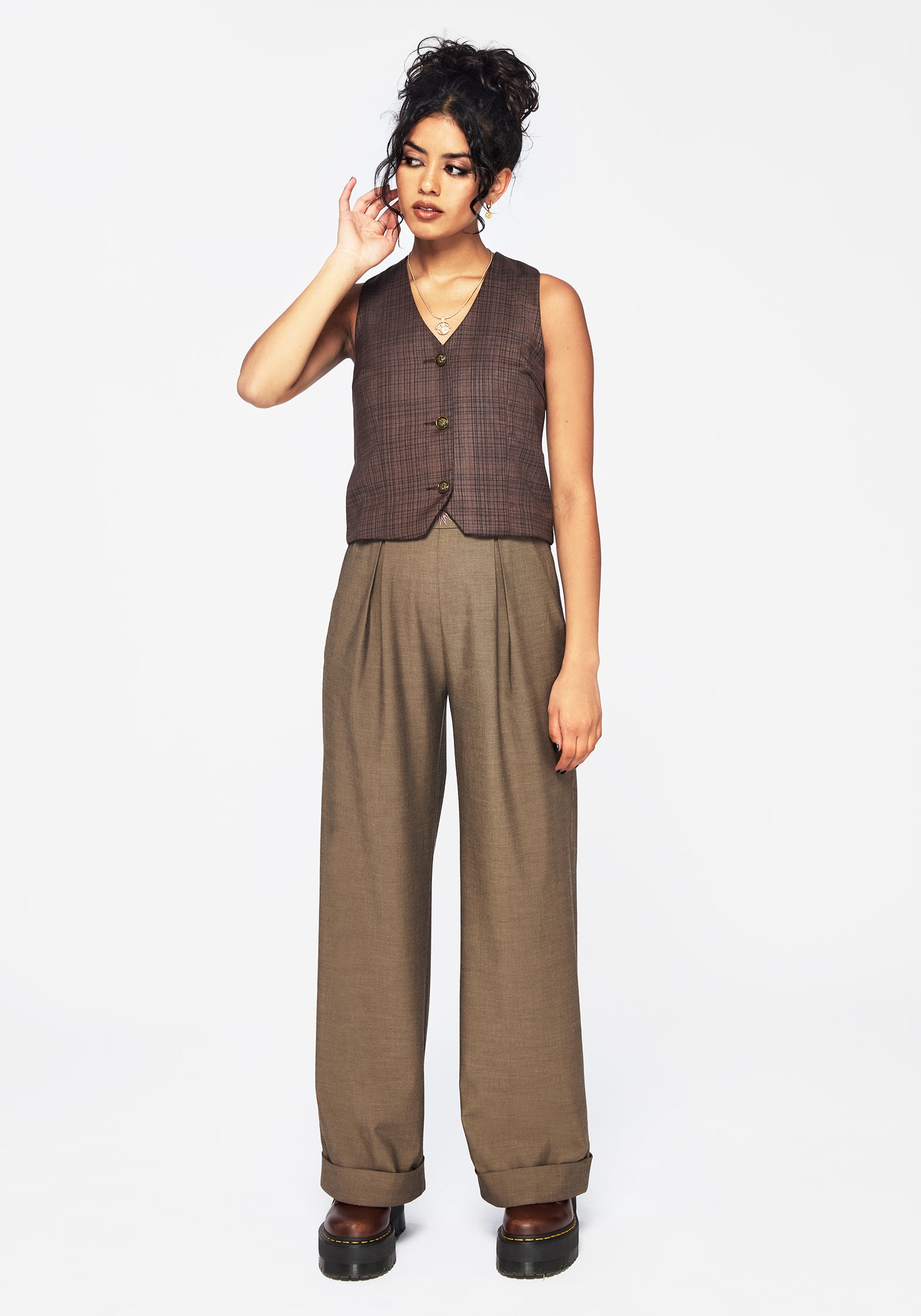 Corbin Check Tailored Waistcoat