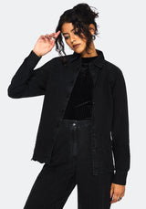 Ceres Cotton Moth Broderie Hem Shirt