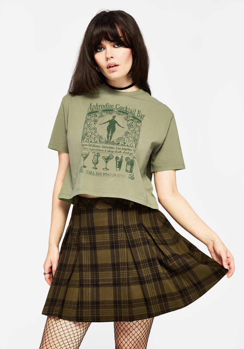 Ode Cotton Jersey Cropped T-Shirt