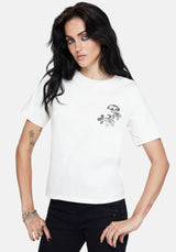 Cynthia Spider Web Graphic Cotton T-Shirt