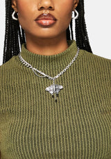 Bryony Striped Crop Top - Olive Green