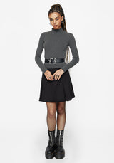 Bryony Striped Long Sleeve Crop Top