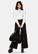 Fleux Phoenix Embroidered Corset Detail Shirt