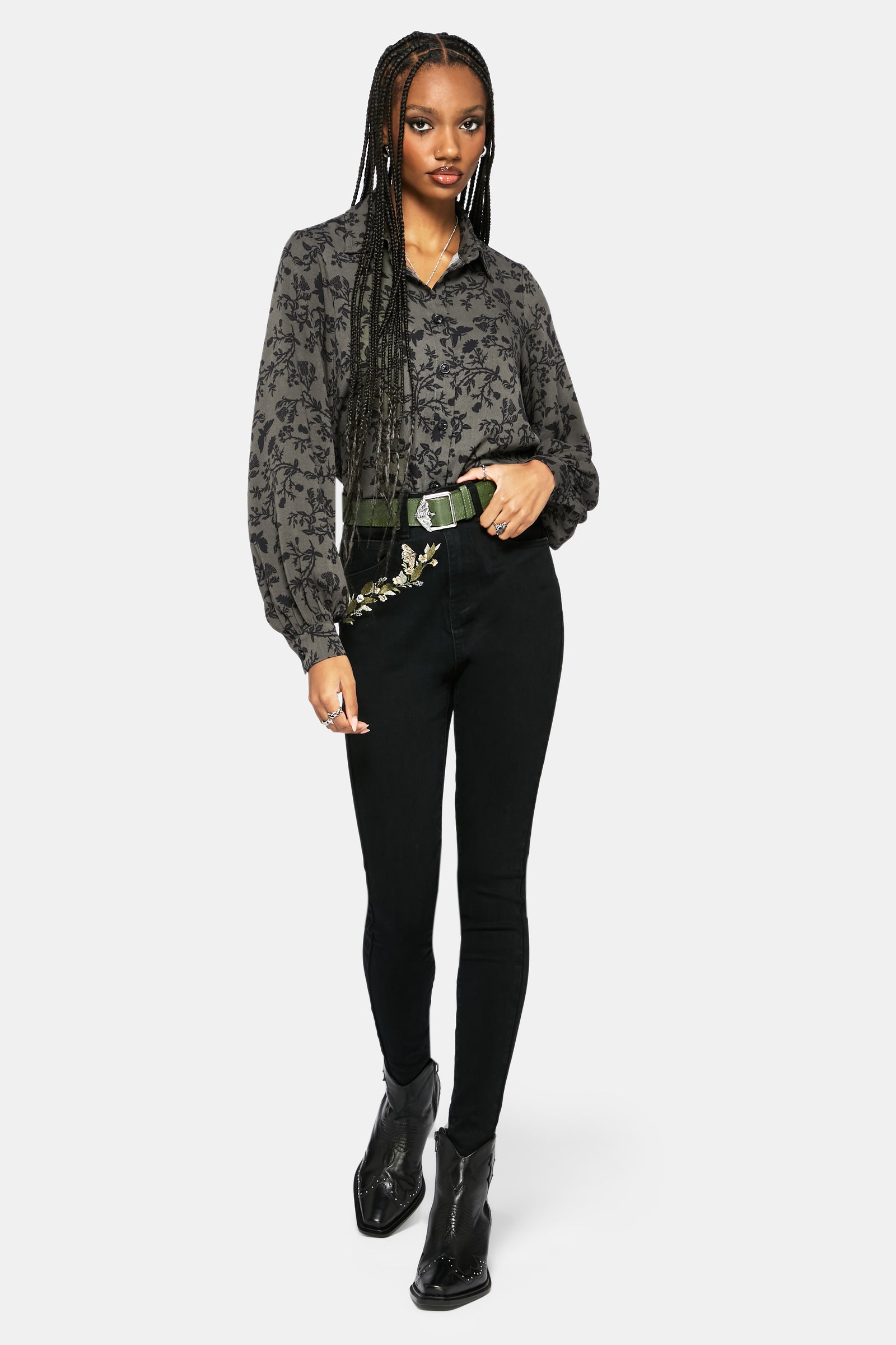 Morgana Long Sleeved Shirt - Green