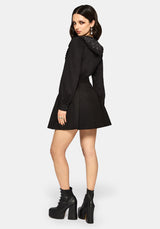 Alira Bug Embroidered Collar Long Sleeved Blouse