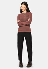 Wicked Feather Long Sleeved Fitted Tee