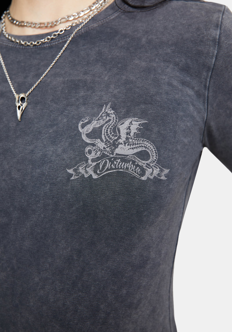 Wyn Dragon Long Sleeved Fitted Tee