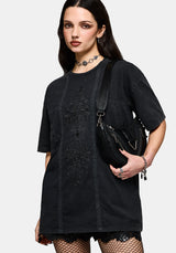 Blake Lace Oversized Graphic T-Shirt
